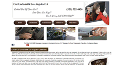 Desktop Screenshot of carlocksmith-losangeles.com