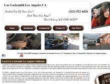 Tablet Screenshot of carlocksmith-losangeles.com